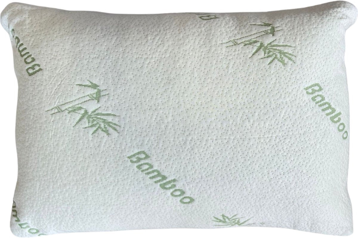 Home & Smiles Almohada de bambú hipoalergénica - 60 cm x 40 cm