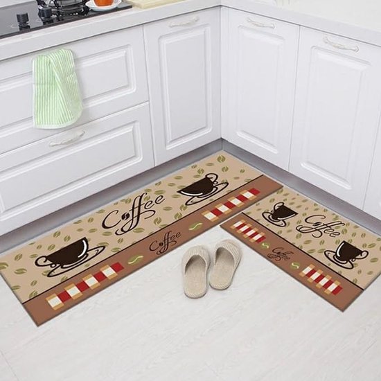 Camino de cocina 2 piezas - 40x60cm + 65x180cm
