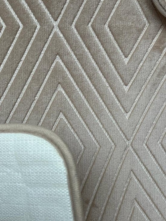 Juego de alfombrillas de baño con hueco.