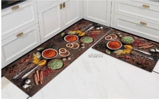 Alfombra de cocina - 40x60cm + 65x180cm