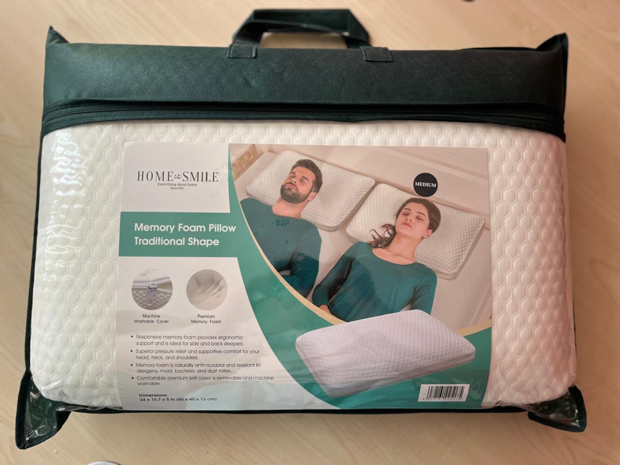 Almohada viscoelástica Home & Smiles